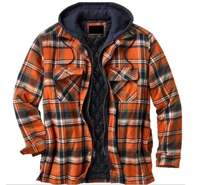 Mens Fleece Lined Flannel Plai - Flannel Shirt Lined ulasan dan harga