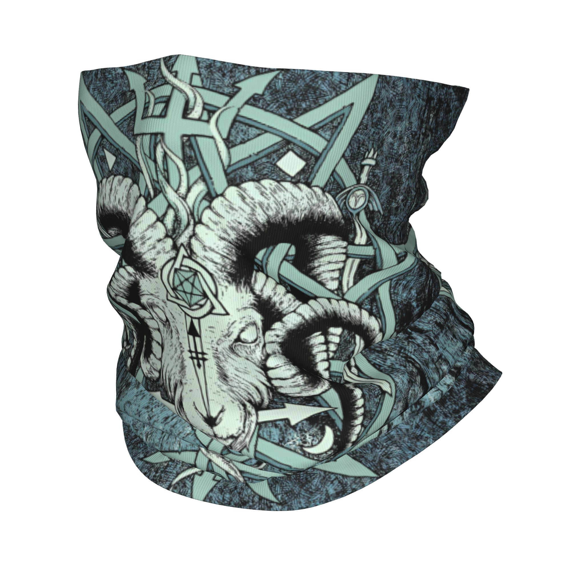 Custom The Sabbatic Goat Bapho - Neck Gaiter Fleece ulasan dan harga