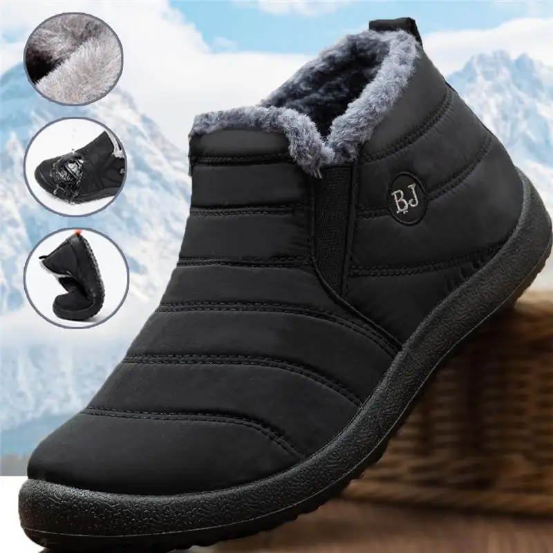 Fashion Men's Snow Boots Ankle - Waterproof Winter Boot ulasan dan harga