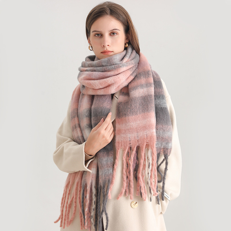 Korean Winter Imitation Cashme - Wool Scarf Men ulasan dan harga