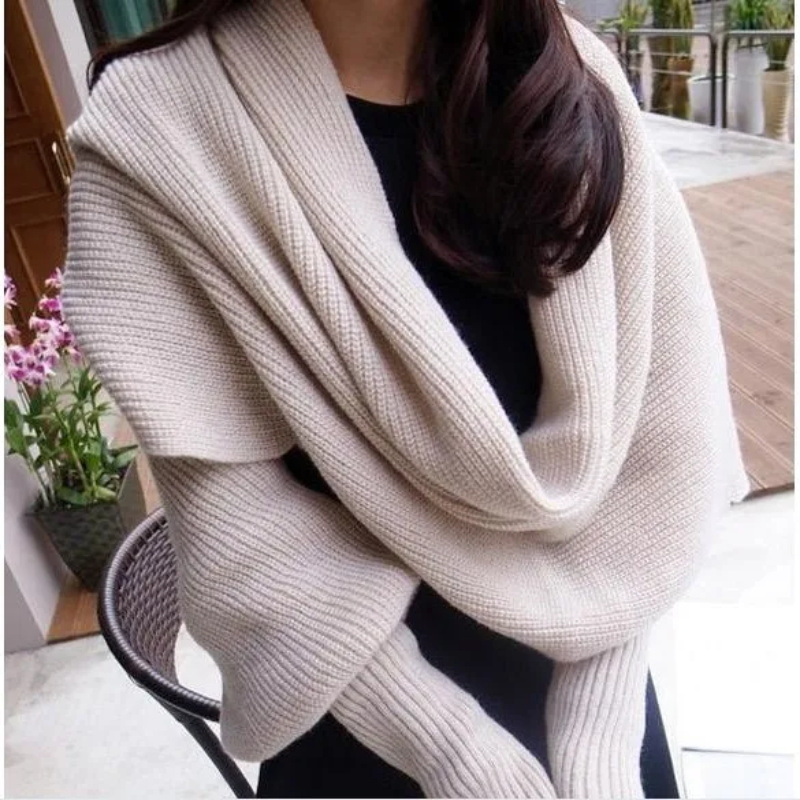 SupSindy Women Winter Scarf Eu - Wool Scarf Men ulasan dan harga