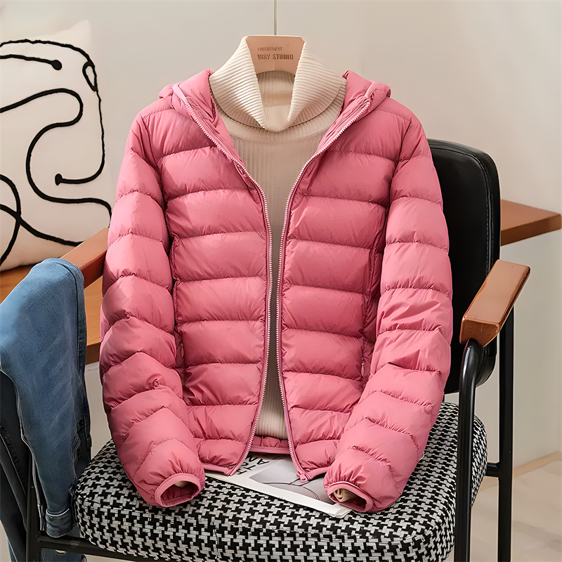 Plus Size Women Hooded Korean  - Down Jacket Packable ulasan dan harga