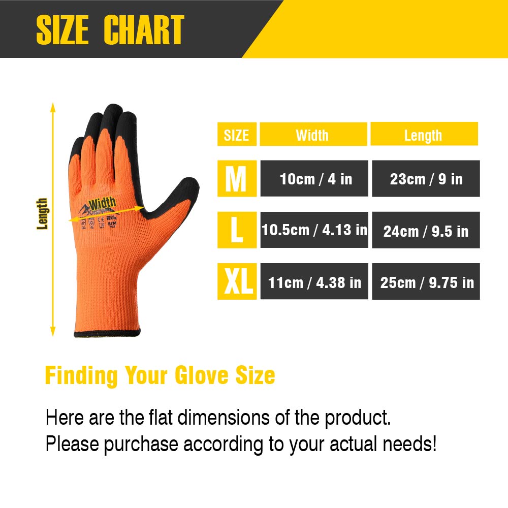 1 Pair Thermal Insulated Work  - Snow Glove Insulated ulasan dan harga