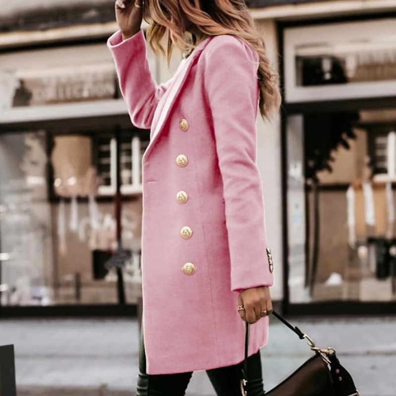 Womens Fall Winter Wool Coats  - Wool Coat Peacoat ulasan dan harga
