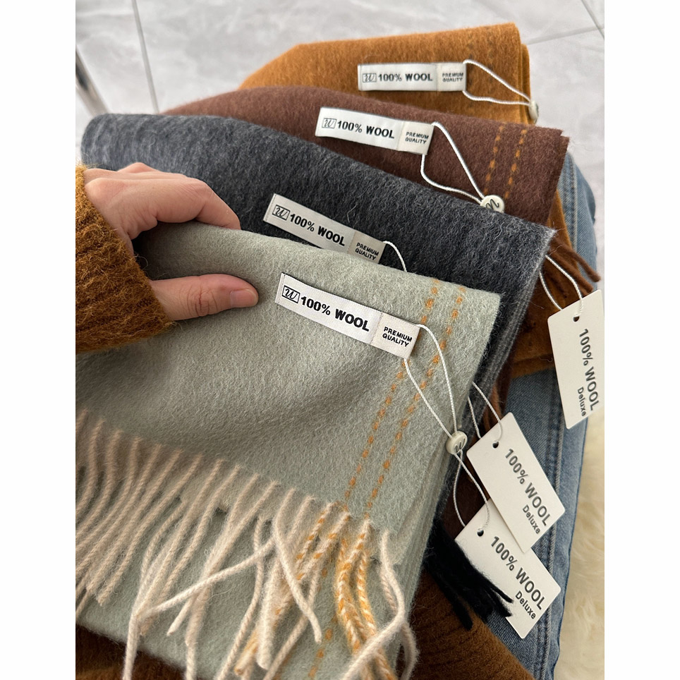 Elegant Good Quality 100% Wool - Wool Scarf Men ulasan dan harga