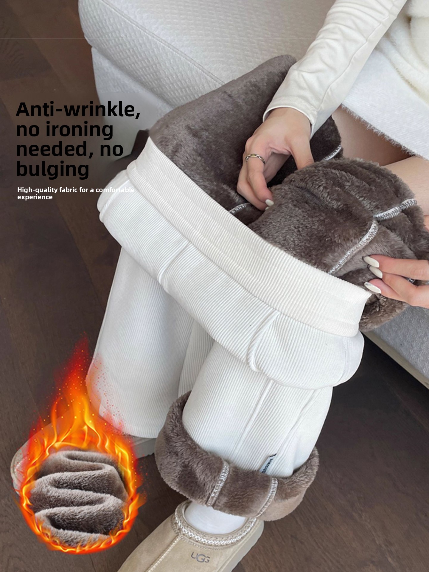 Lamb Velvet Thickened Women's  - Corduroy Pant Warm ulasan dan harga