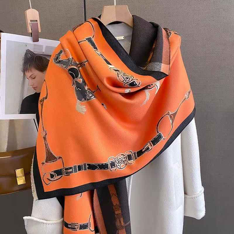 Retro Rider Horse Imitation Ca - Shawl Wrap Winter ulasan dan harga