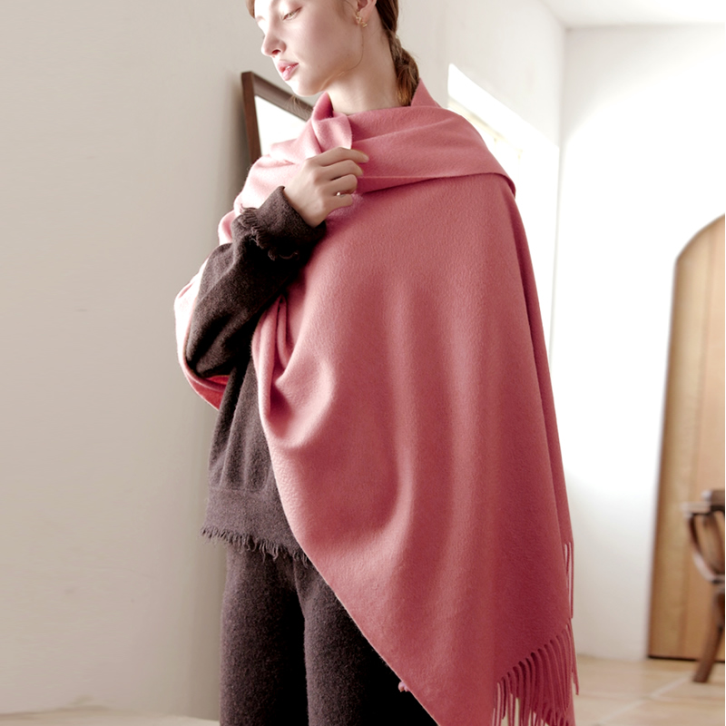 Wool Winter Scarf Women Fashio - Shawl Wrap Winter ulasan dan harga