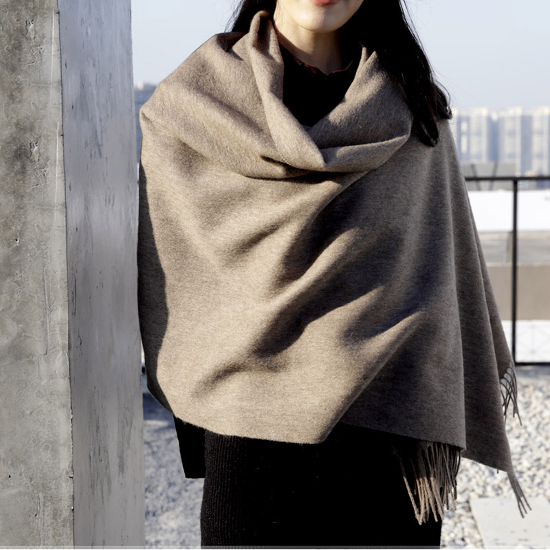 Wool Winter Scarf Women Fashio - Shawl Wrap Winter ulasan dan harga