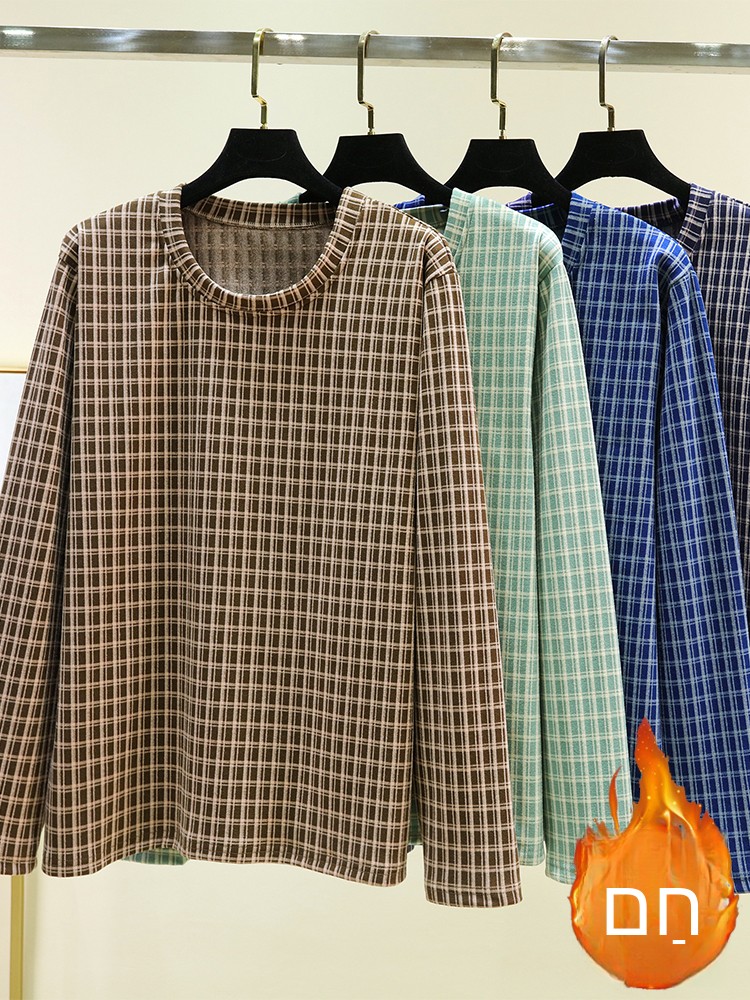 Men's Winter Home Wear Flannel - Flannel Shirt Lined ulasan dan harga