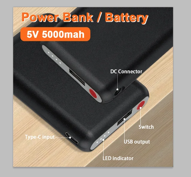 Power Bank  5V 5000mAh Heated  - Heated Vest Battery ulasan dan harga