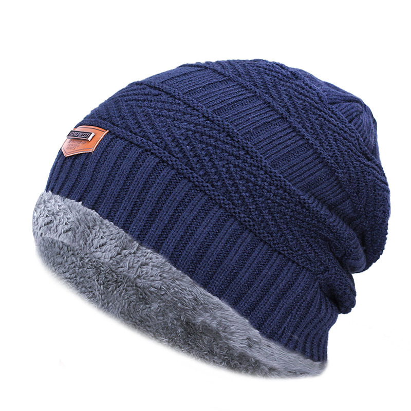 New Winter Beanie Hat for Men  - Wool Scarf Men ulasan dan harga