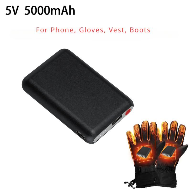 5V 5000mAh Heated Gloves Batte - Heated Vest Battery ulasan dan harga