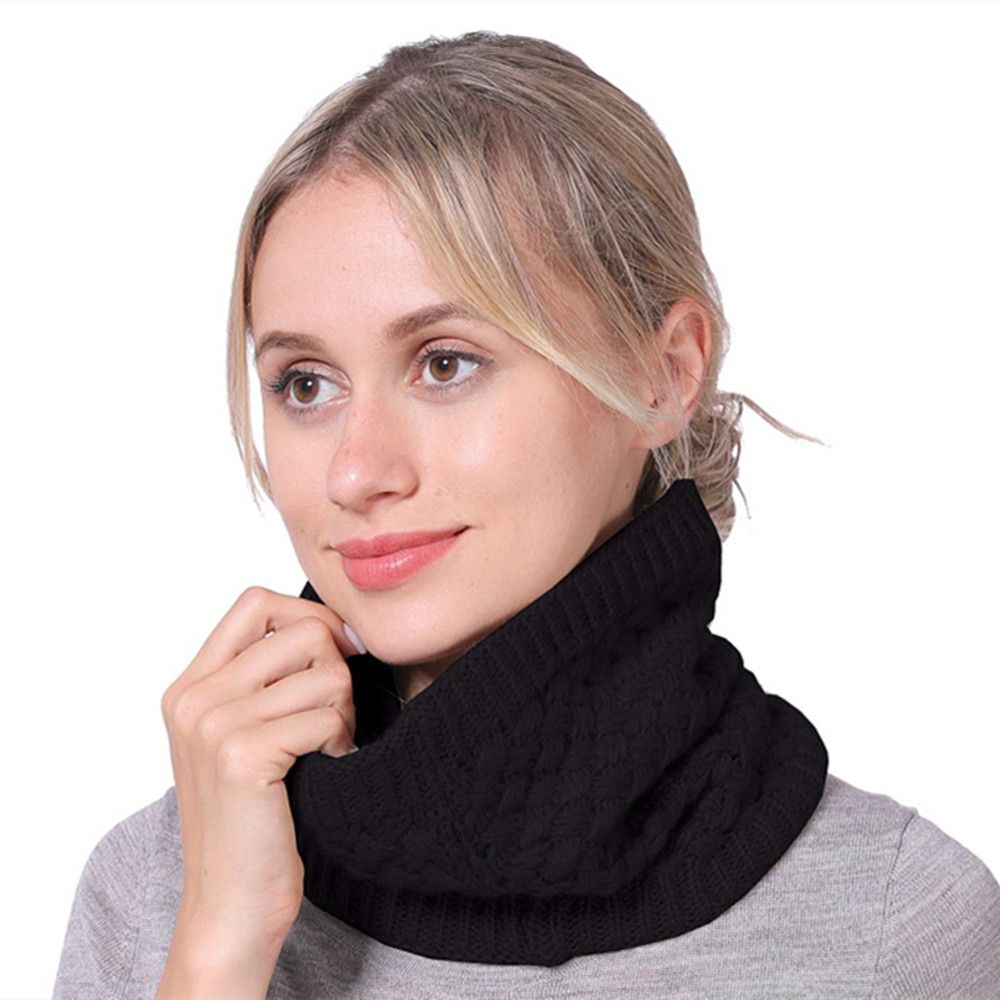 Knitted Scarf Neck Scarves Win - Wool Scarf Men ulasan dan harga