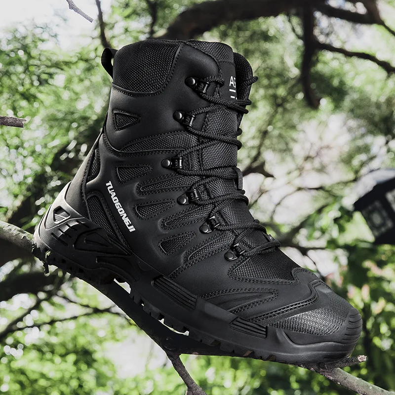 Men's Outdoor Hiking Tactical  - Waterproof Winter Boot ulasan dan harga