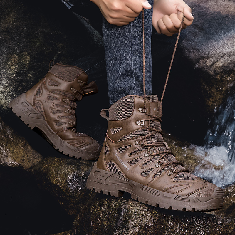 Men's Outdoor Hiking Tactical  - Waterproof Winter Boot ulasan dan harga