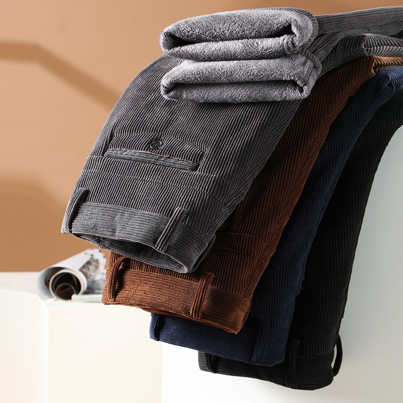 Winter Men's Fleece Corduroy P - Corduroy Pant Warm ulasan dan harga