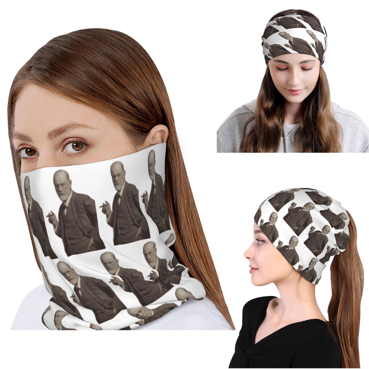 Freud With Cigar Blush Pink Ba - Knit Beanie Hat Warm ulasan dan harga