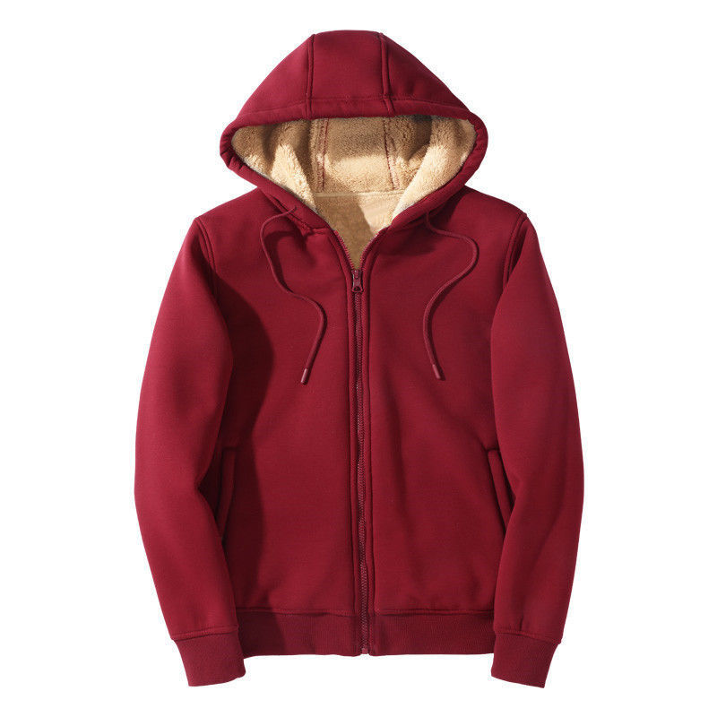 2025 Winter Windproof Hoodie - - Sherpa Hoodie Fleece ulasan dan harga