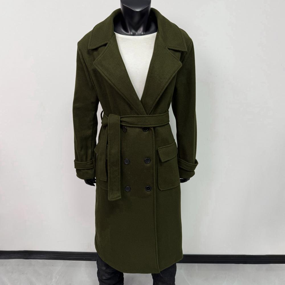 Women Coat Women's Double Brea - Wool Coat Peacoat ulasan dan harga