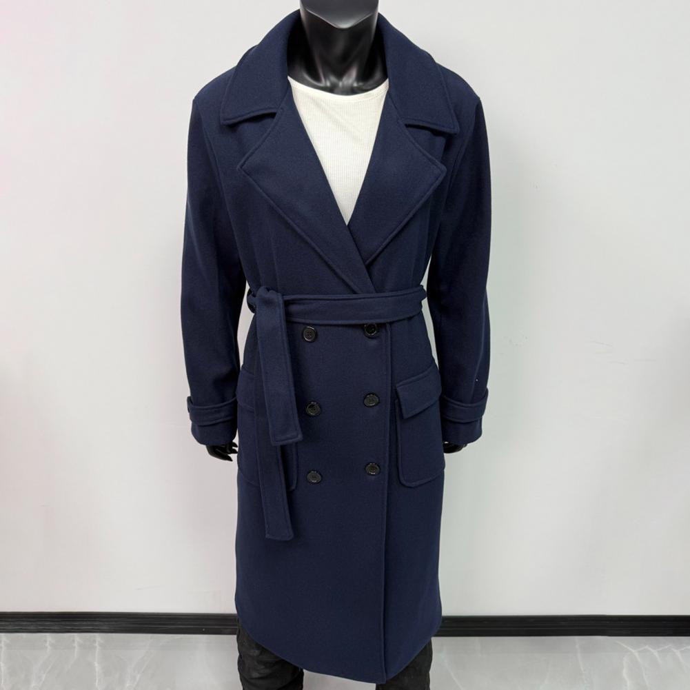Women Coat Women's Double Brea - Wool Coat Peacoat ulasan dan harga