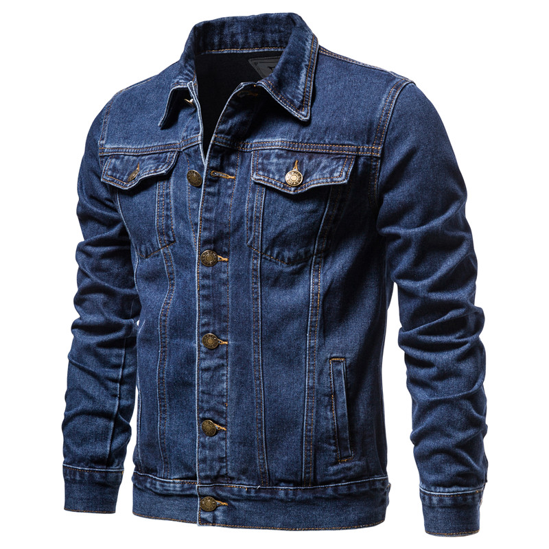 2025 Autumn Men Solid Denim Ja - Down Jacket Packable ulasan dan harga