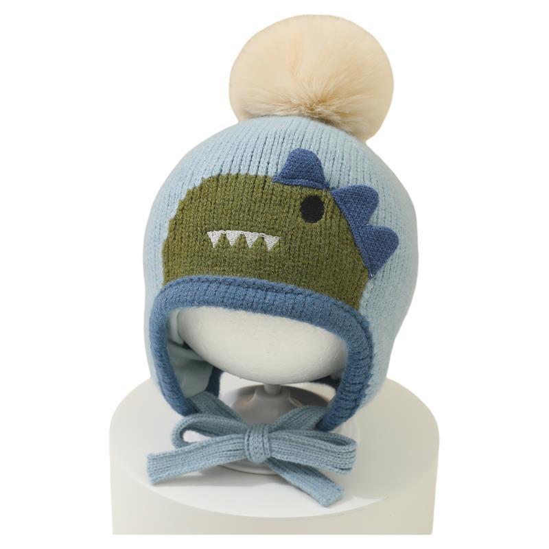 Cute Cartoon Animals Pompom Ha - Knit Beanie Hat Warm ulasan dan harga
