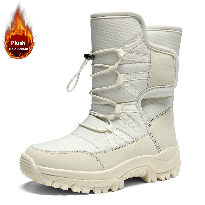 Men's Warm Plush Couple Snow B - Waterproof Winter Boot ulasan dan harga