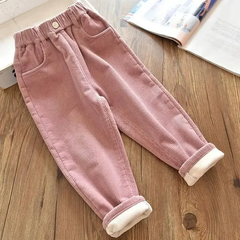 Girls Corduroy Pants Winter Wa - Corduroy Pant Warm ulasan dan harga