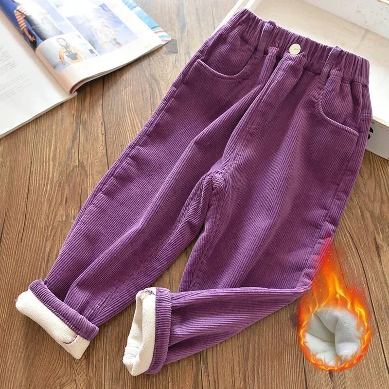 Girls Corduroy Pants Winter Wa - Corduroy Pant Warm ulasan dan harga