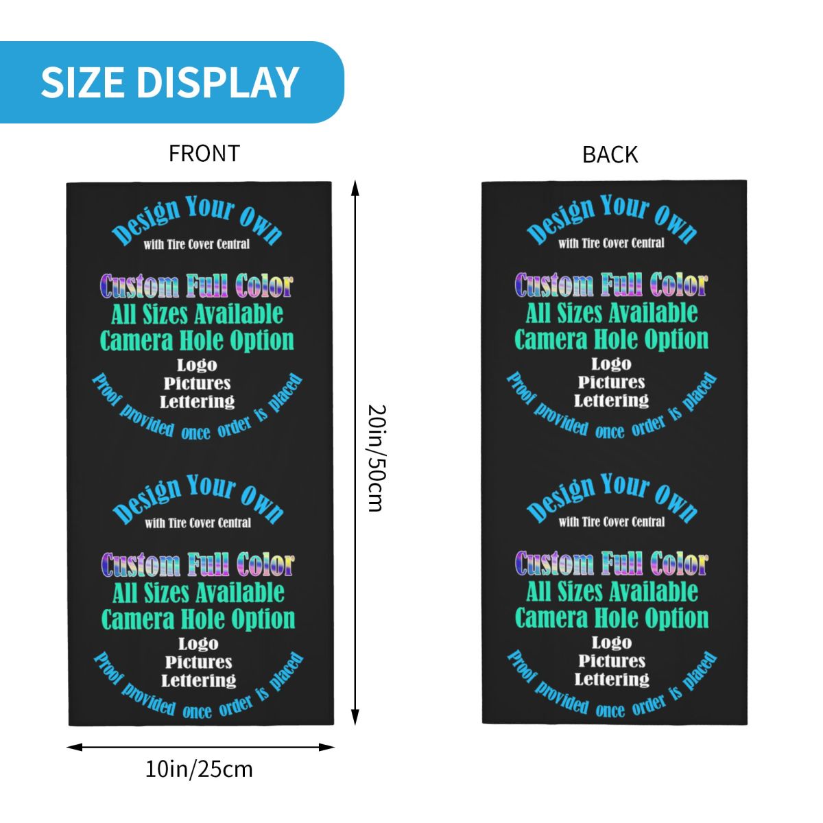 Custom Custom Your Design Prin - Neck Gaiter Fleece ulasan dan harga