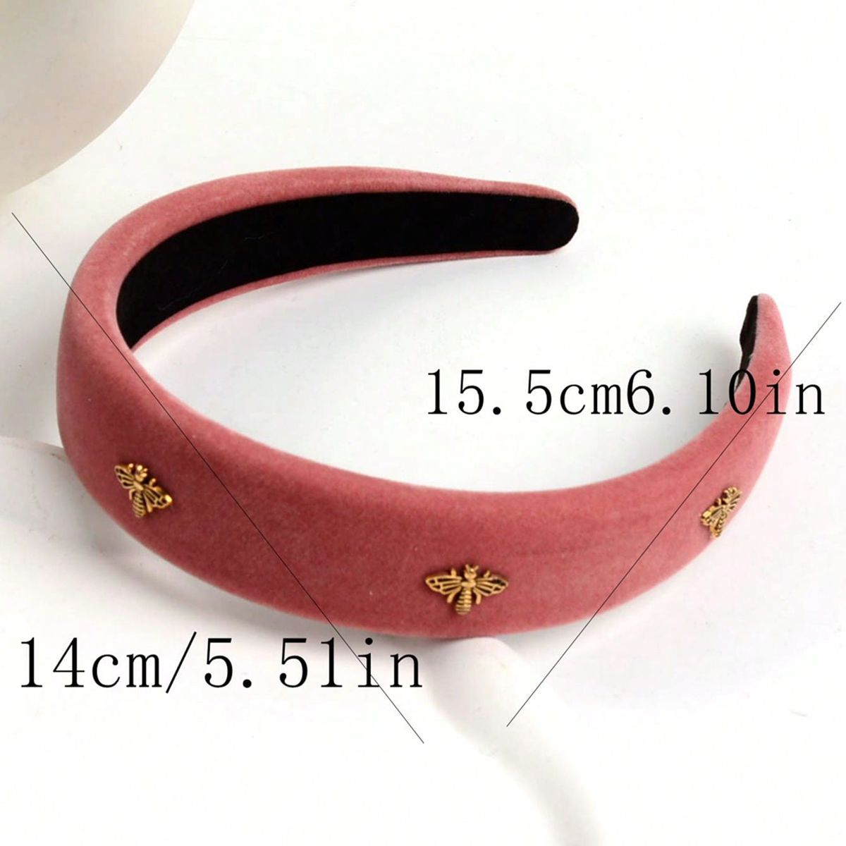 Little Bee Black Velvet Headba - Winter Headband Fleece ulasan dan harga