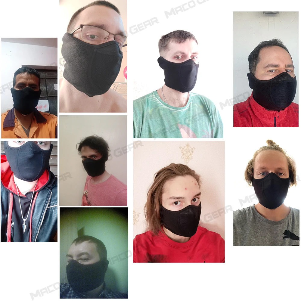 Winter Neck Warmer Ear Cover F - Fleece Ear Warmer Band ulasan dan harga