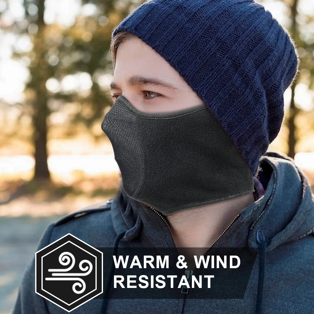 Winter Neck Warmer Ear Cover F - Fleece Ear Warmer Band ulasan dan harga