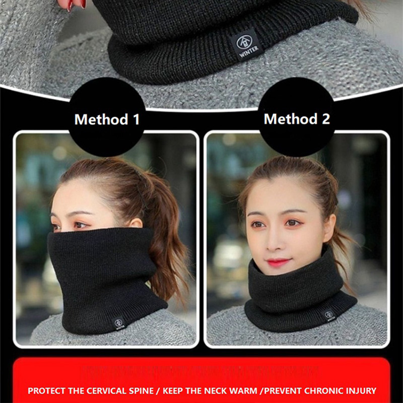 Unisex Fleece Lined Thickened  - Neck Gaiter Fleece ulasan dan harga