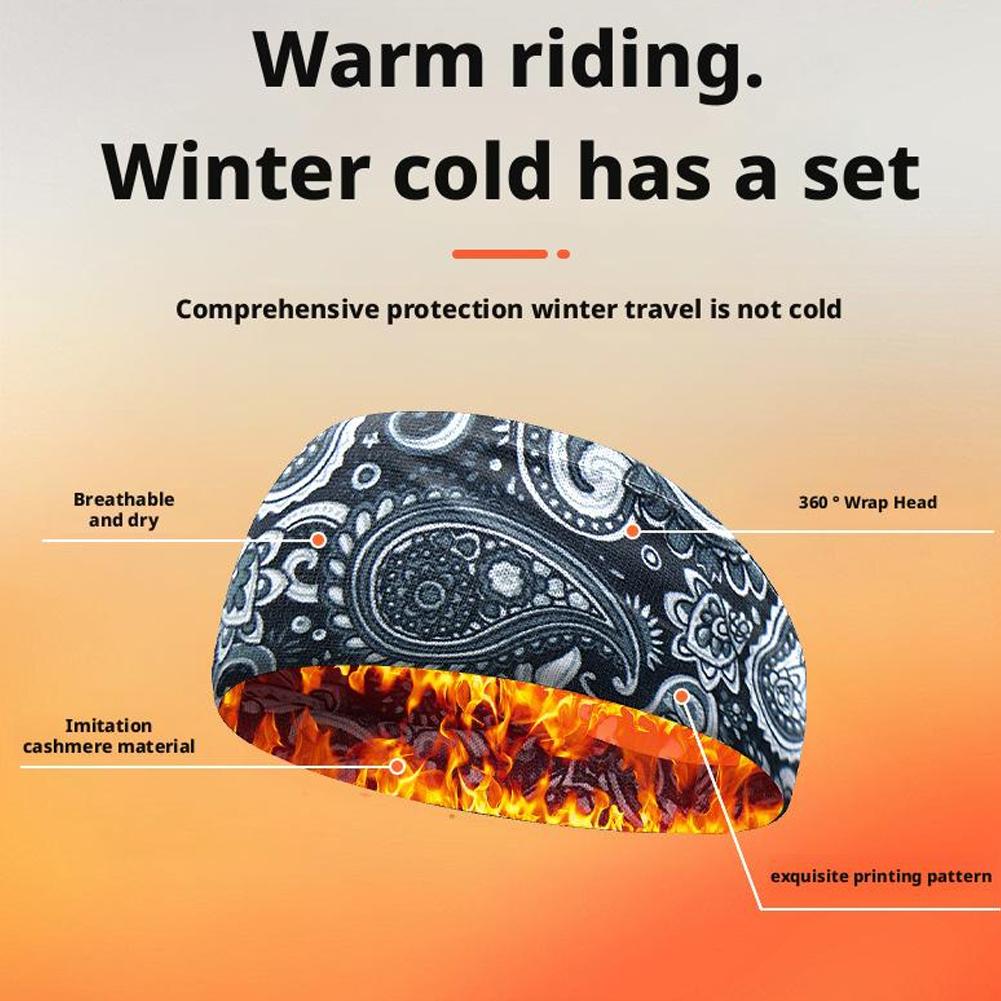 Printed Fleece Headband Winter - Fleece Ear Warmer Band ulasan dan harga