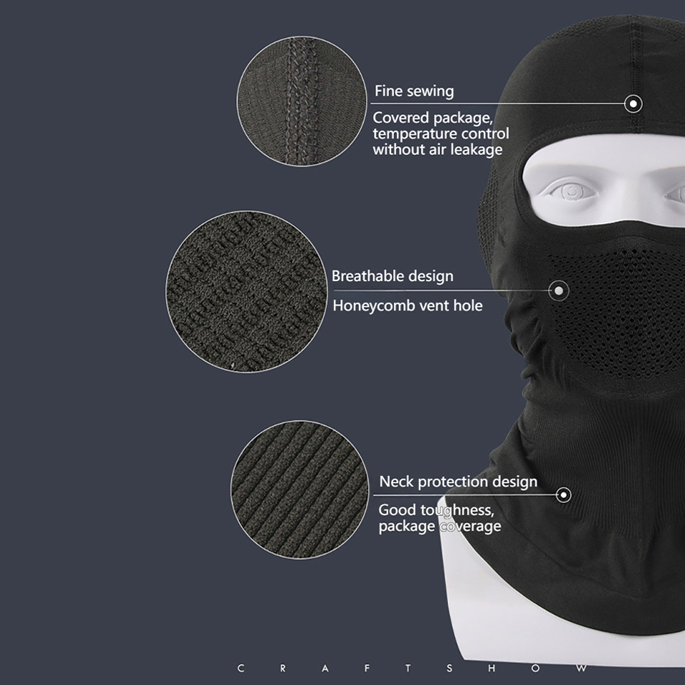GTUBIKE Breathable Balaclava H - Balaclava Ski Mask ulasan dan harga