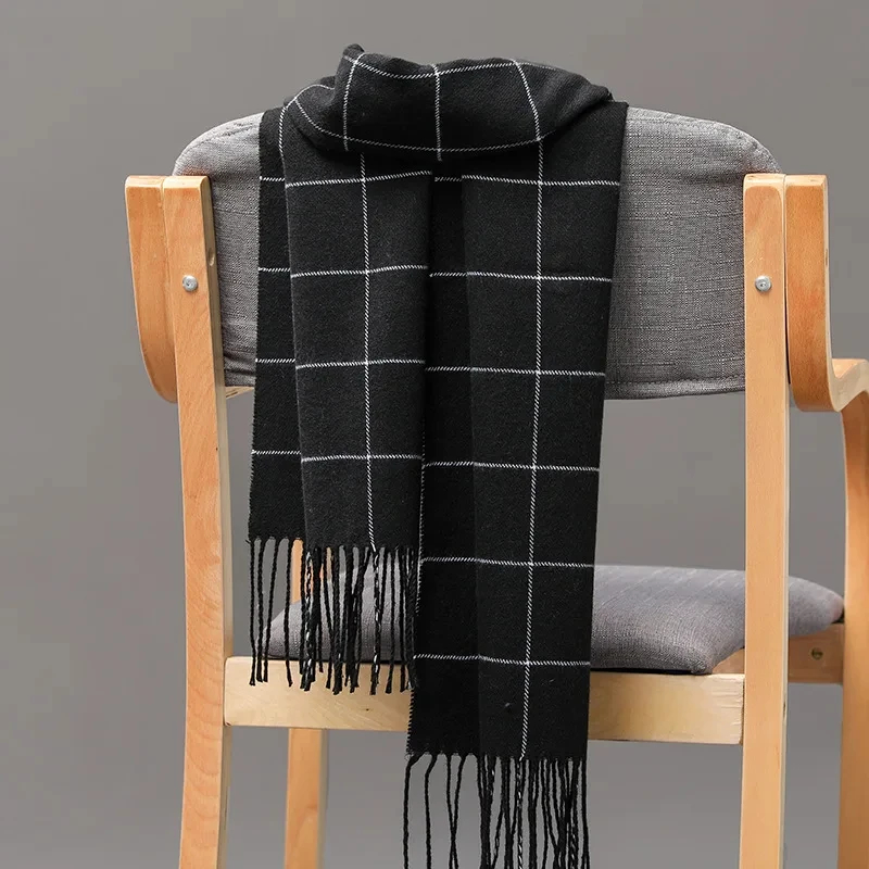 2024 New Winter Men Scarf Keep - Wool Scarf Men ulasan dan harga