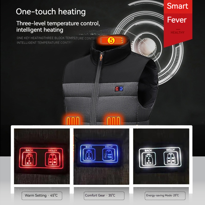 2025 New Heated Vest for Men W - Heated Vest Battery ulasan dan harga